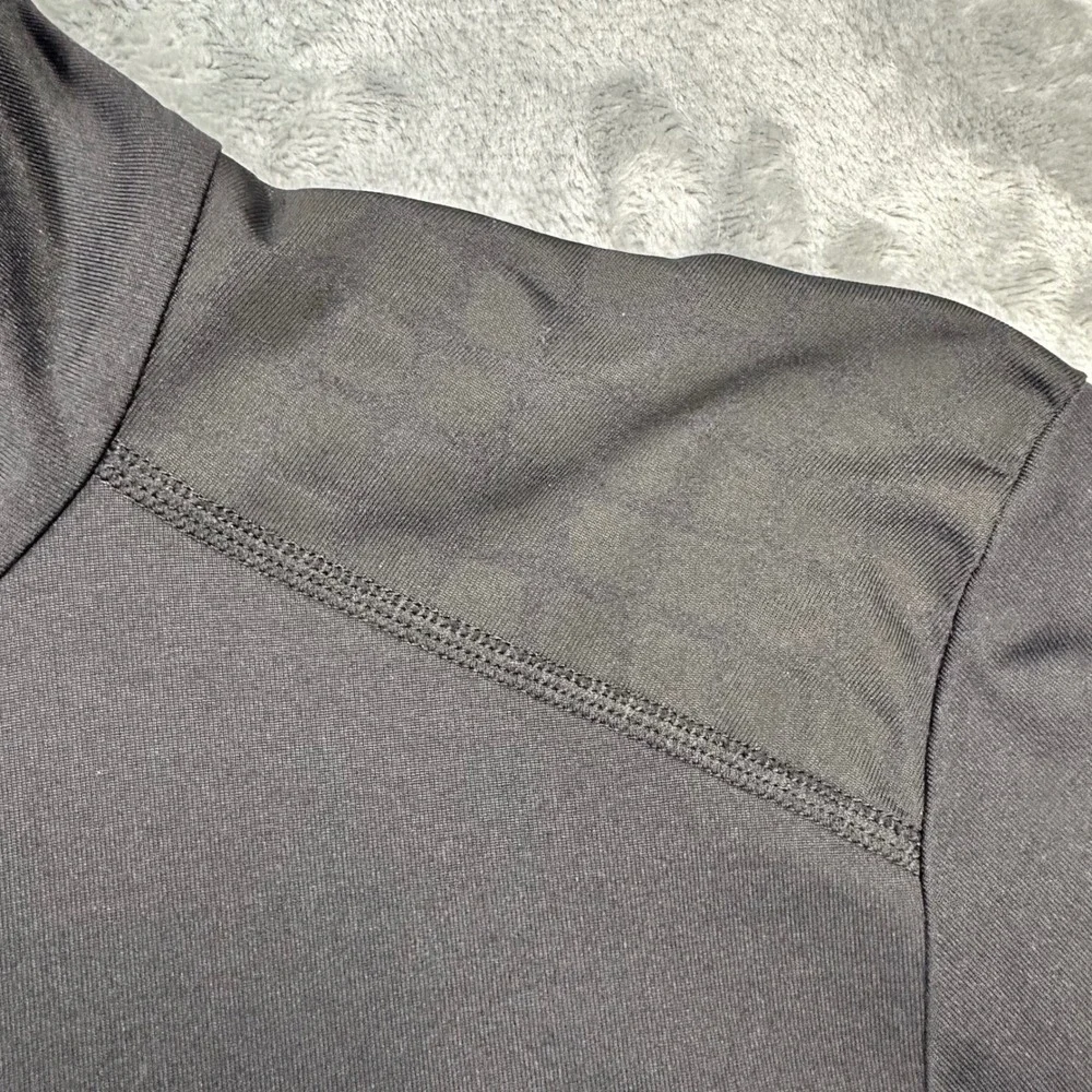 Bogner Mens Black Quarter Zip Performance Ski Base Layer Top Size Medium 48